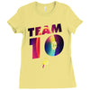 team 10 Ladies Fitted T-Shirt