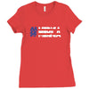 america Ladies Fitted T-Shirt