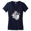 soft ass Women's V-Neck T-Shirt