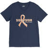 Survivor Of Uterine Cancer V-Neck Tee