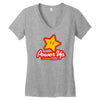 power up Women's V-Neck T-Shirt