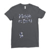 Muggle On Board Navy Ladies Fitted T-Shirt