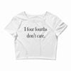 four fourths Crop Top