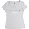 Planet Women's Triblend Scoop T-shirt