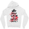 keep calm and where's carl tshirt the walking zombie tee apocalypes fu Zipper Hoodie