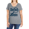 sherlock holmies Ladies Curvy T-Shirt