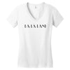 la la land Women's V-Neck T-Shirt