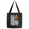 super saiyan quitting is not Tote Bags