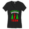 christmas drinking team Women's V-Neck T-Shirt