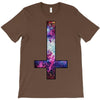 inverted galaxy cross funny  religion banter space fashion new T-Shirt