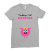 Creating a Lil Monster Baby Girl Ladies Fitted T-Shirt
