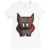 mabari chibi Ladies Fitted T-Shirt