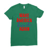 make america kind again Ladies Fitted T-Shirt