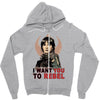 i want you to rebel Zipper Hoodie