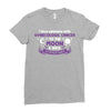 I Love Someone with Gynecologic Cancer to The Moon and Back Ladies Fitted T-Shirt