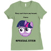 twilight has special eyes Ladies Fitted T-Shirt