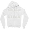 steak Zipper Hoodie