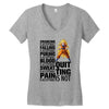 super saiyan quitting is not Women's V-Neck T-Shirt