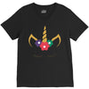 unicorn face V-Neck Tee