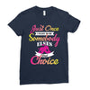 just once i want to be somebody elses fi̇rst choice Ladies Fitted T-Shirt