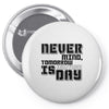 never mind Pin-back button