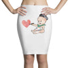 Cute Painter Pencil Skirts