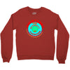 question your thinking flowy crop Crewneck Sweatshirt