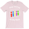 stop staring at my rack T-Shirt