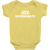comes great Baby Bodysuit