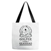 Golfer Granddad Tote Bags