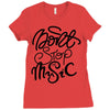 don't stop the music Ladies Fitted T-Shirt