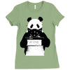 panda police Ladies Fitted T-Shirt