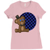 freddy plushie Ladies Fitted T-Shirt