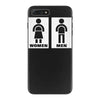 restroom sign sticker vinyl decal iPhone 7 Plus Case