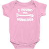 i found this humerus Baby Onesie