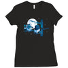 night owl Ladies Fitted T-Shirt