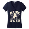 maine Women's V-Neck T-Shirt