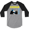 cookie monster 3/4 Sleeve Shirt