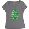 Preggosaurus Egg Funny Women's Triblend Scoop T-shirt