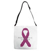 pancreatic cancer Adjustable Strap Totes