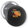 this girl likes tacos Pin-back button