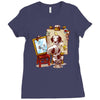 triple beagle portrait Ladies Fitted T-Shirt