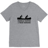 funny t shirt cool t shirt funny shirt geeky tshirt canoe nerd t shirt V-Neck Tee