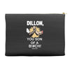 predator movie dillon licensed adult Accessory Pouches