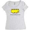legosaurus Women's Triblend Scoop T-shirt