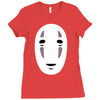no face spirited away Ladies Fitted T-Shirt