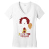 it pennywise clown Women's V-Neck T-Shirt