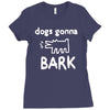 the janoskians dogs gonna bark Ladies Fitted T-Shirt
