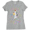 Unicorns are born in May Ladies Fitted T-Shirt