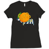 orange juice Ladies Fitted T-Shirt